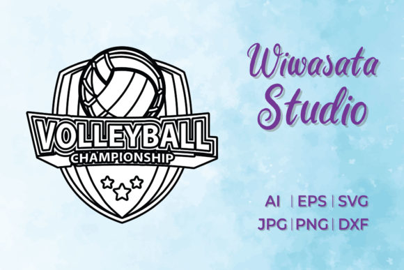 Download Logo Volleyball Champion Filled White - Champion Collection