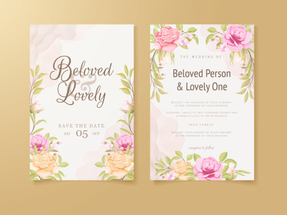 Download Wedding Invitation Card Flower Design - Car Collection