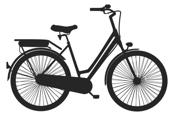 Download Mountain Bike Black Silhouette. Active L - Silhouette Collection