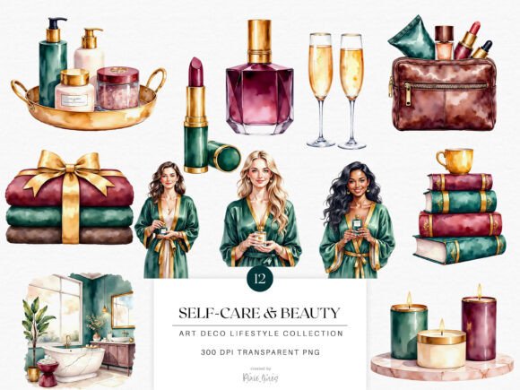 Download Art Deco Lifestyle, Self Care and Beauty - Car Collection