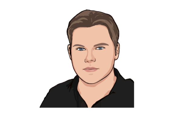 Download Clean Shaven Caucasian Male Illustration - Premium Resources