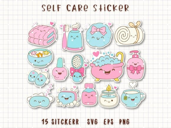 Download Self Care Sticker Spa Bath Relax Clipart - Car Collection