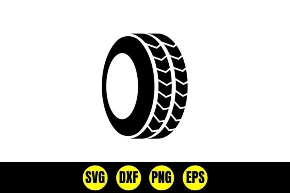 Download Car Tire and Wheel Silhouette Svg - Car Collection