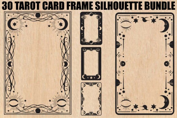 Download Tarot Card Frame SVG Bundle - Car Collection